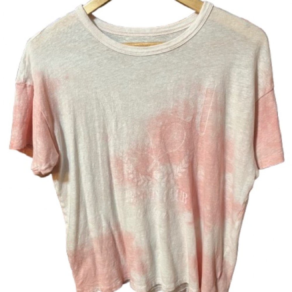American Eagle Outfitters Malibu Tennis Club Pink Short Sleeve Tee Size …